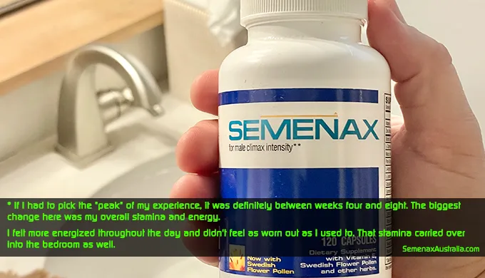 Semenax Australia before and after